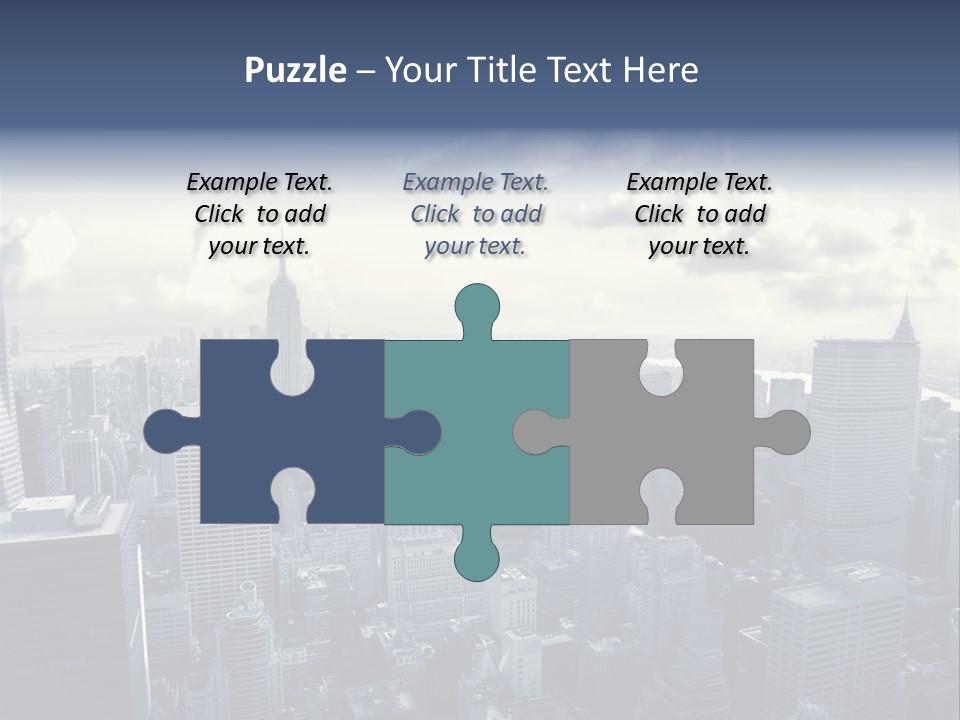 Landscaped New York Top PowerPoint Template