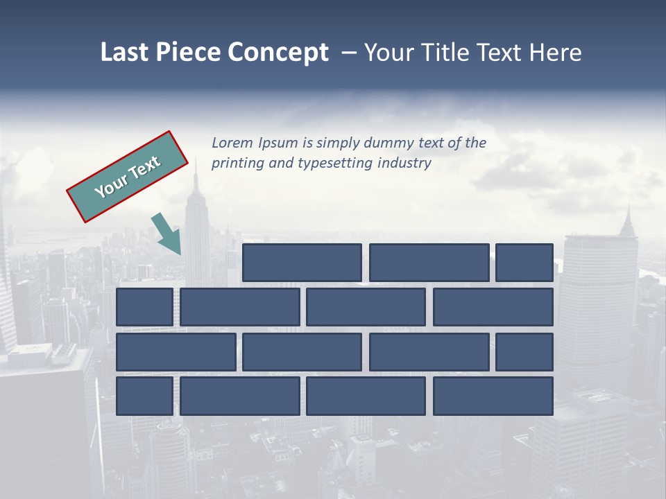 Landscaped New York Top PowerPoint Template