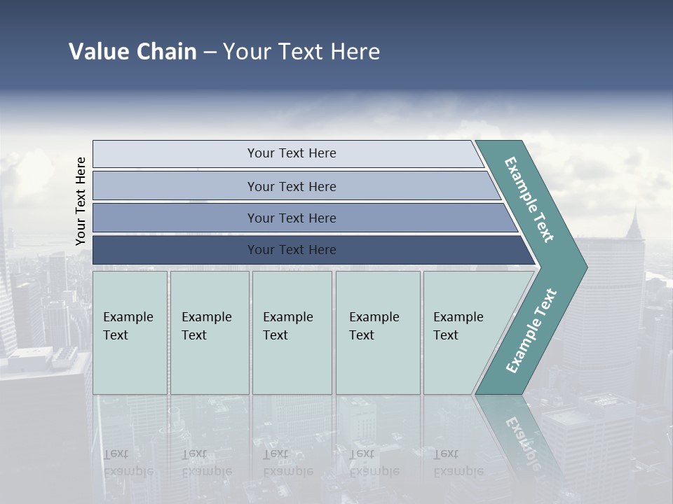 Landscaped New York Top PowerPoint Template