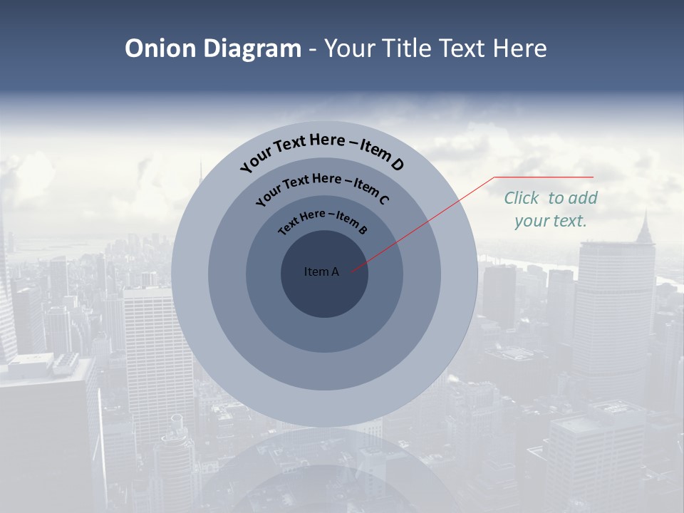 Landscaped New York Top PowerPoint Template