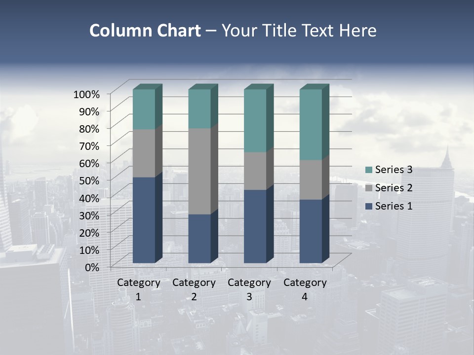 Landscaped New York Top PowerPoint Template