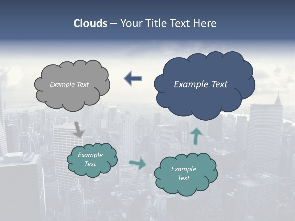 Landscaped New York Top PowerPoint Template