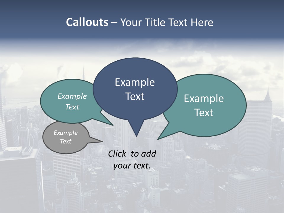 Landscaped New York Top PowerPoint Template