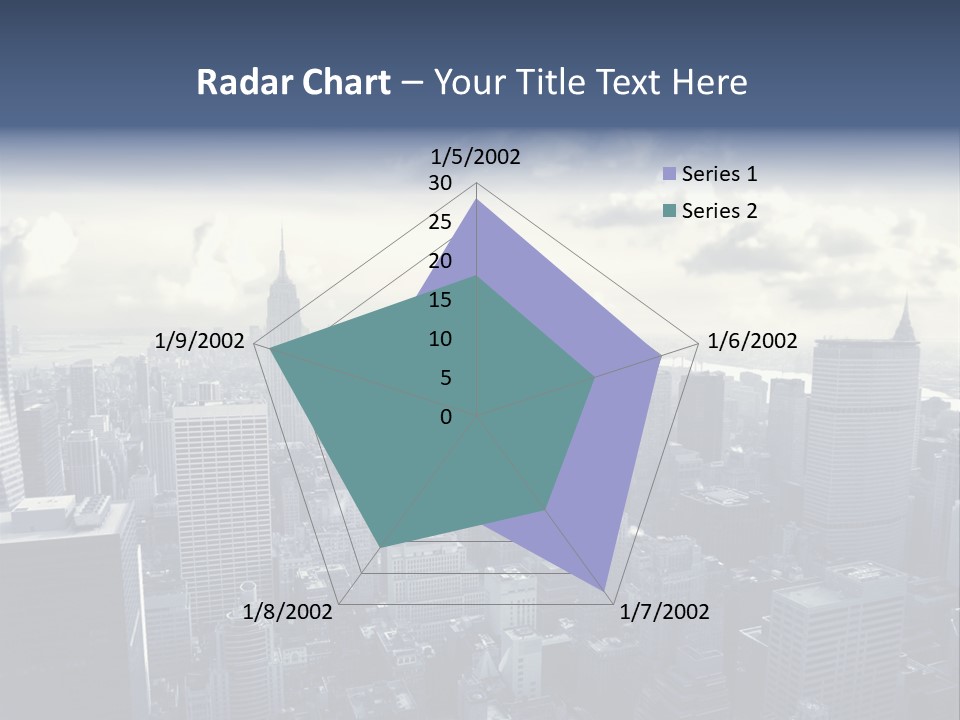 Landscaped New York Top PowerPoint Template