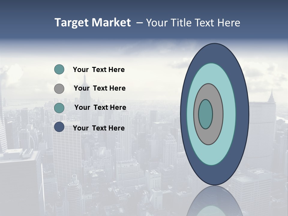 Landscaped New York Top PowerPoint Template