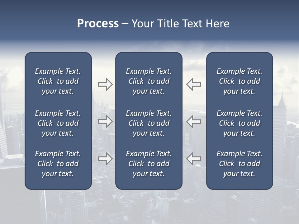 Landscaped New York Top PowerPoint Template