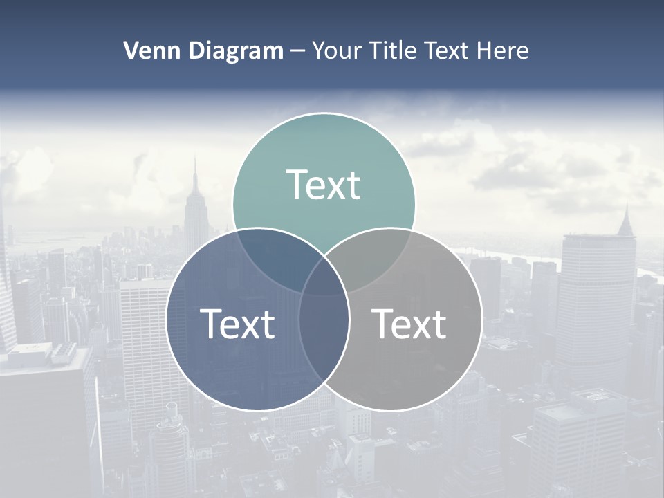 Landscaped New York Top PowerPoint Template