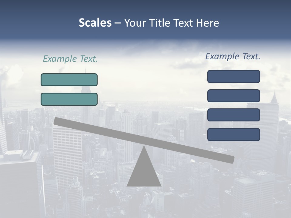 Landscaped New York Top PowerPoint Template