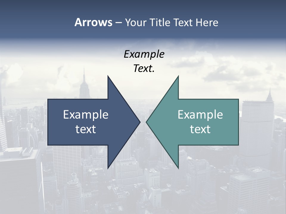 Landscaped New York Top PowerPoint Template