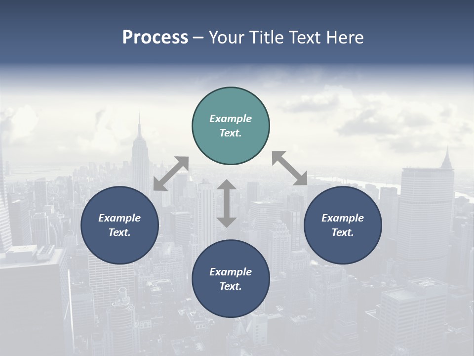 Landscaped New York Top PowerPoint Template