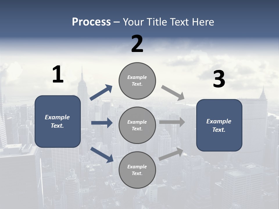 Landscaped New York Top PowerPoint Template