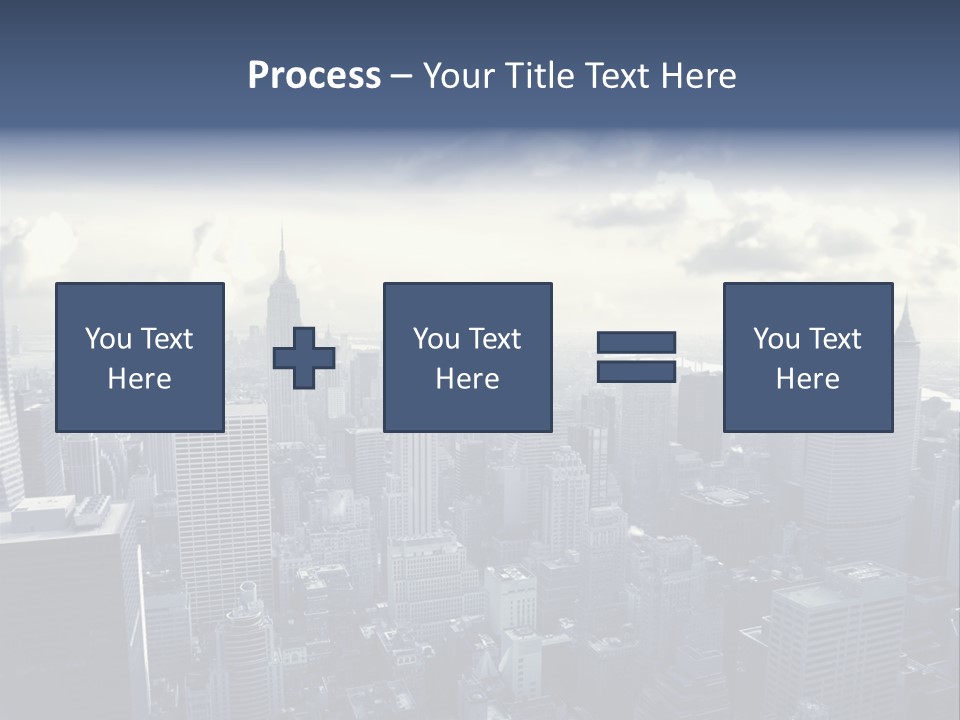 Landscaped New York Top PowerPoint Template