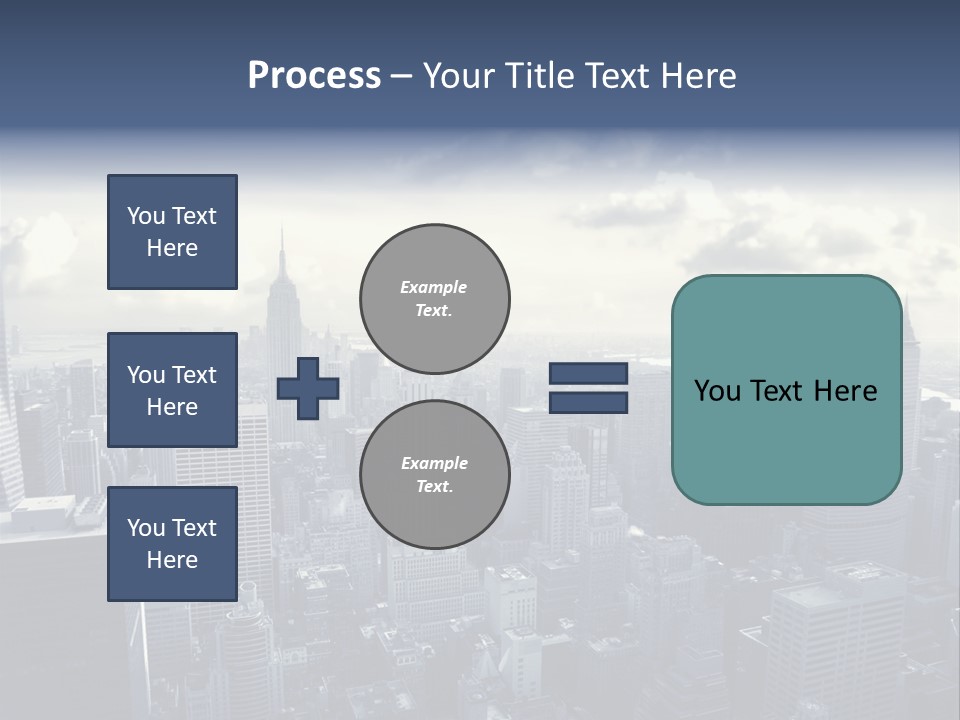 Landscaped New York Top PowerPoint Template