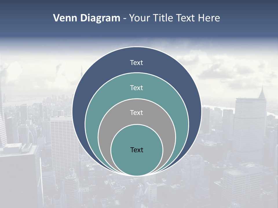 Landscaped New York Top PowerPoint Template