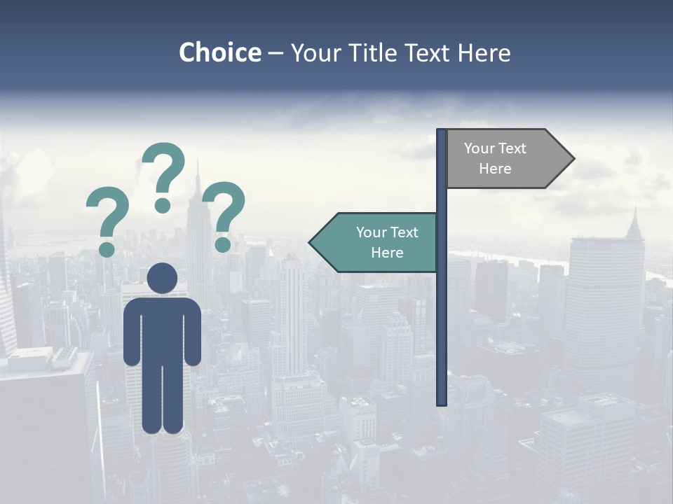 Landscaped New York Top PowerPoint Template