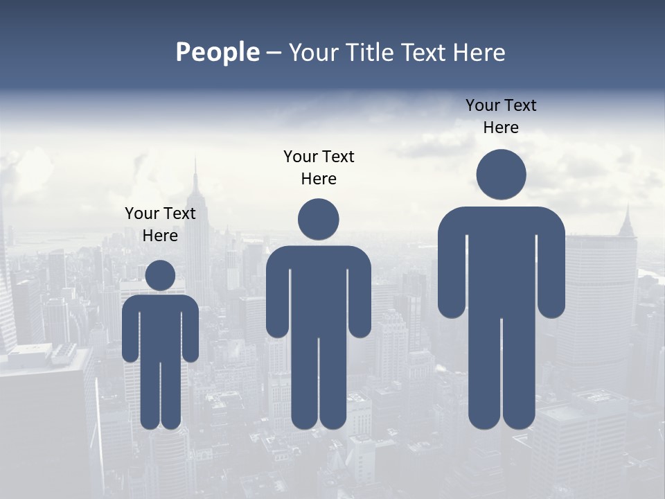 Landscaped New York Top PowerPoint Template