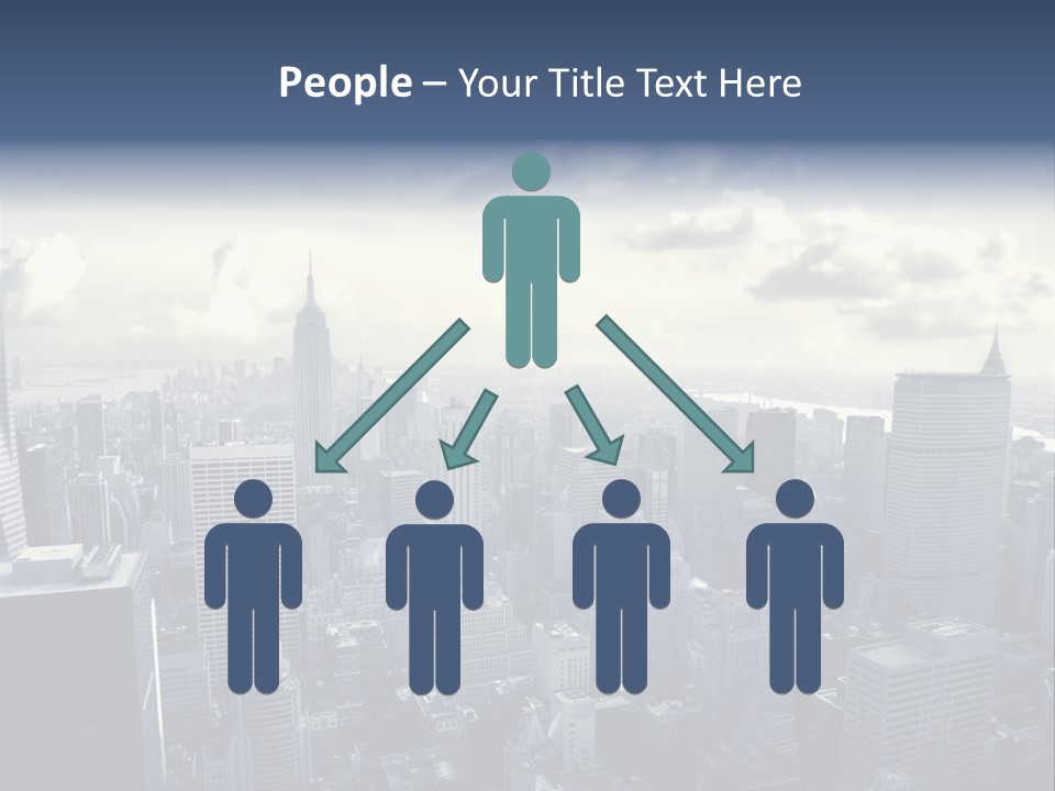 Landscaped New York Top PowerPoint Template