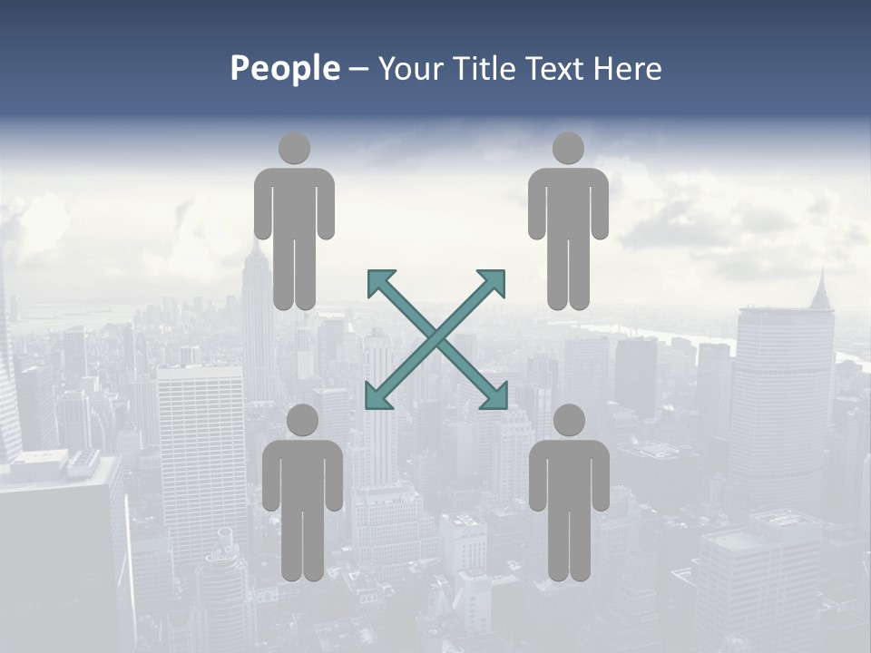 Landscaped New York Top PowerPoint Template