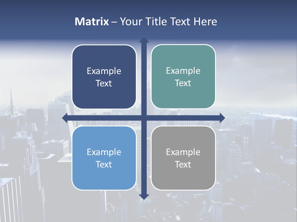 Usa Location Cloudy PowerPoint Template
