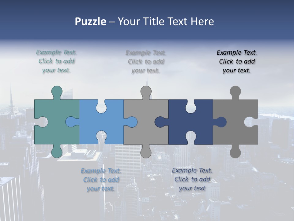 Usa Location Cloudy PowerPoint Template