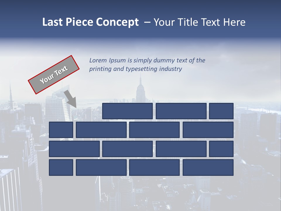 Usa Location Cloudy PowerPoint Template