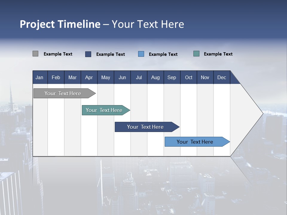 Usa Location Cloudy PowerPoint Template