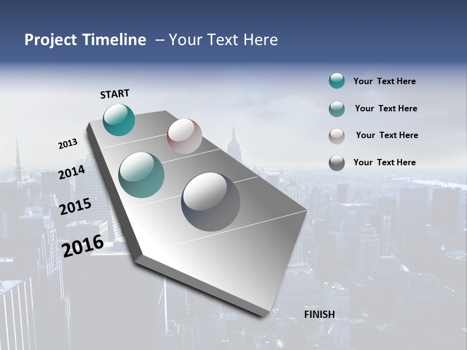 Usa Location Cloudy PowerPoint Template