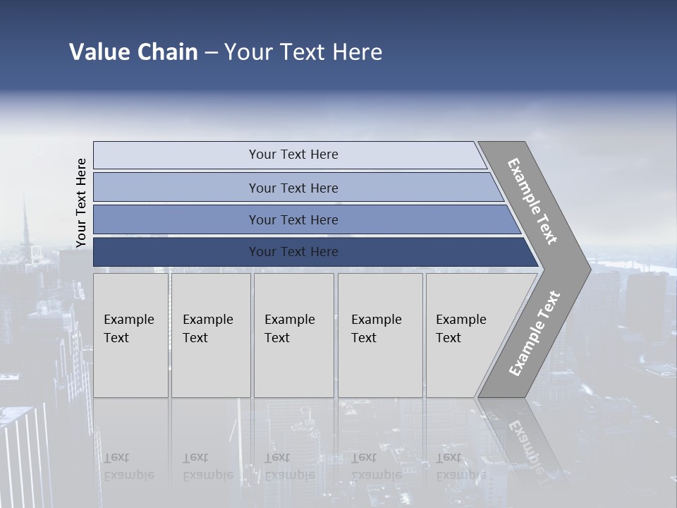 Usa Location Cloudy PowerPoint Template
