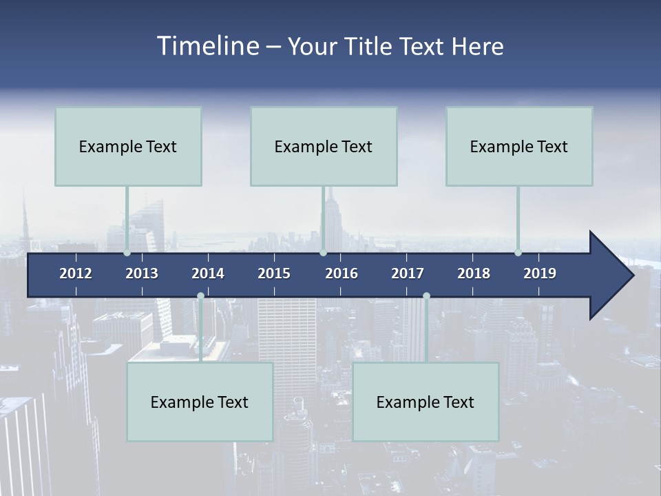 Usa Location Cloudy PowerPoint Template
