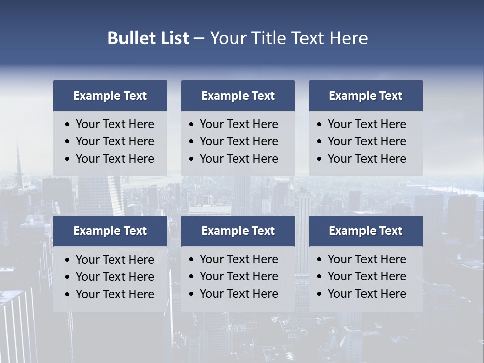 Usa Location Cloudy PowerPoint Template