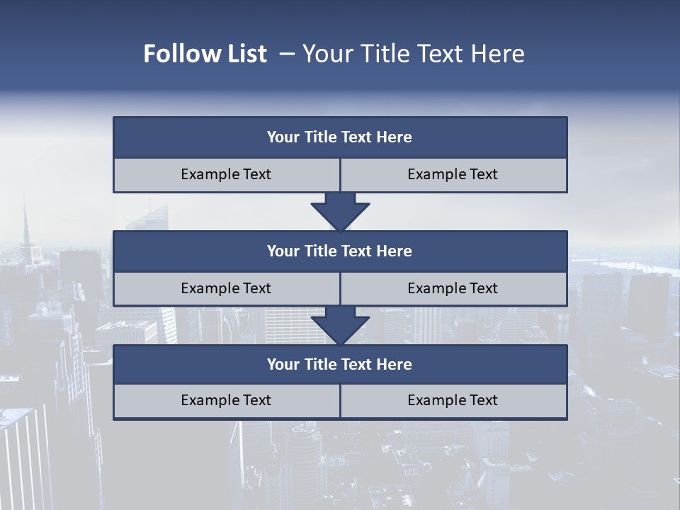 Usa Location Cloudy PowerPoint Template