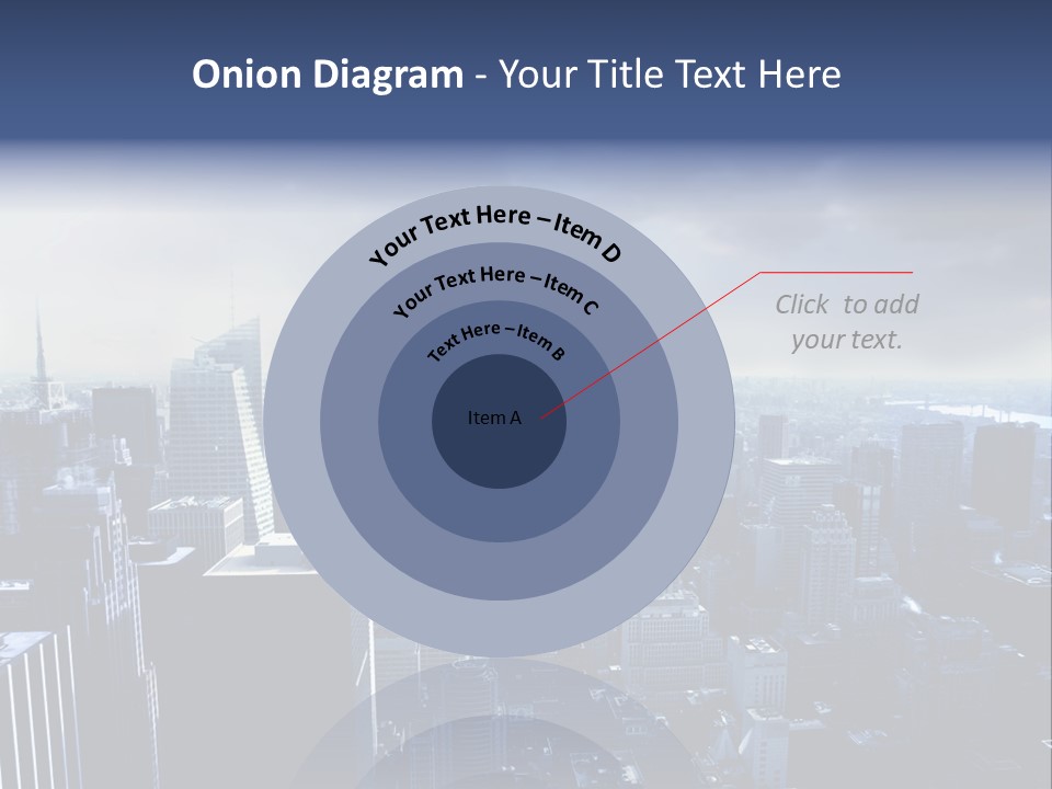 Usa Location Cloudy PowerPoint Template