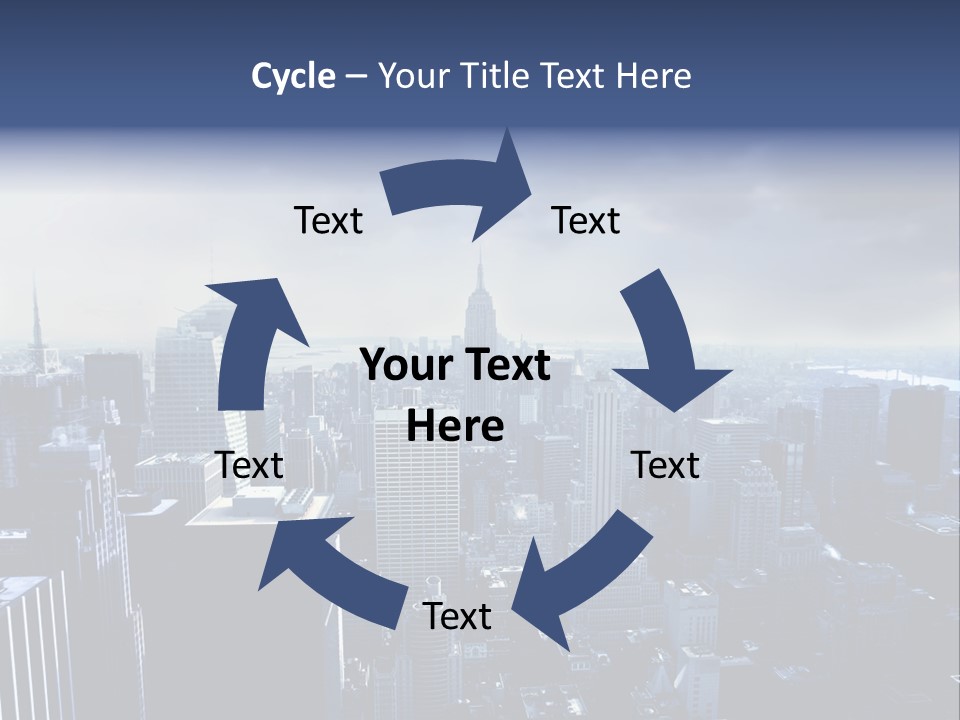 Usa Location Cloudy PowerPoint Template