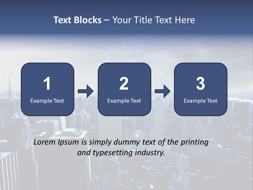Usa Location Cloudy PowerPoint Template