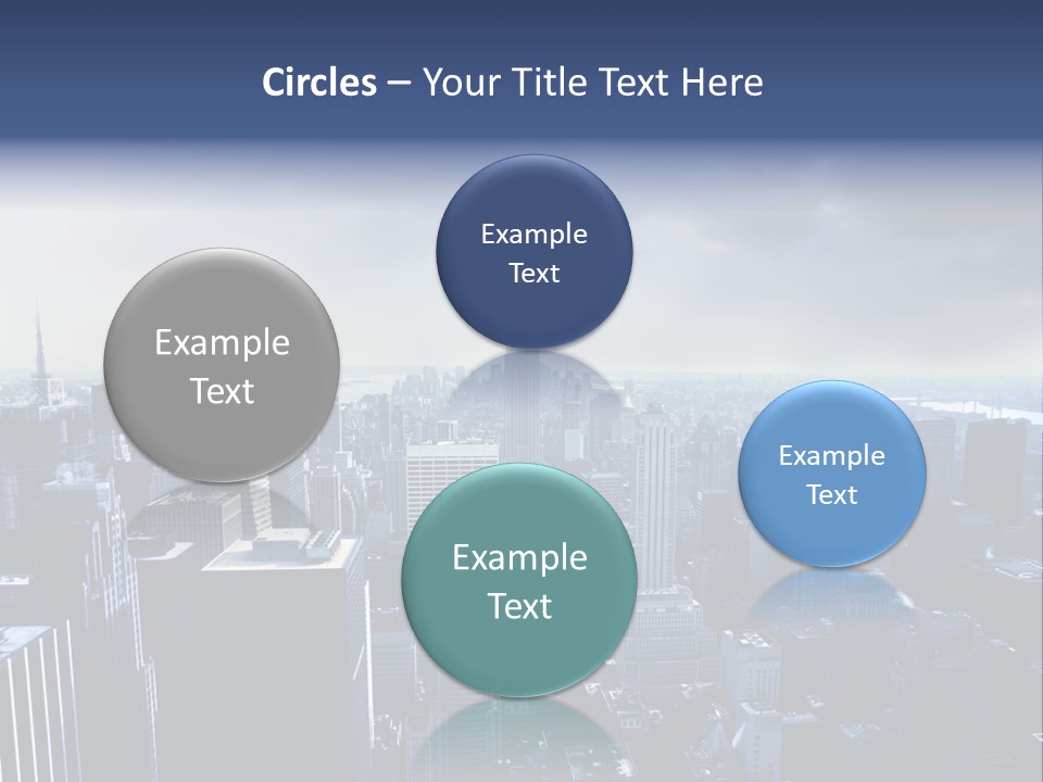 Usa Location Cloudy PowerPoint Template