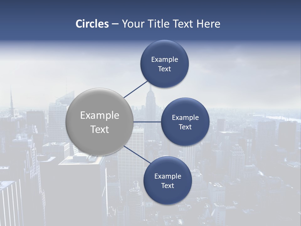 Usa Location Cloudy PowerPoint Template