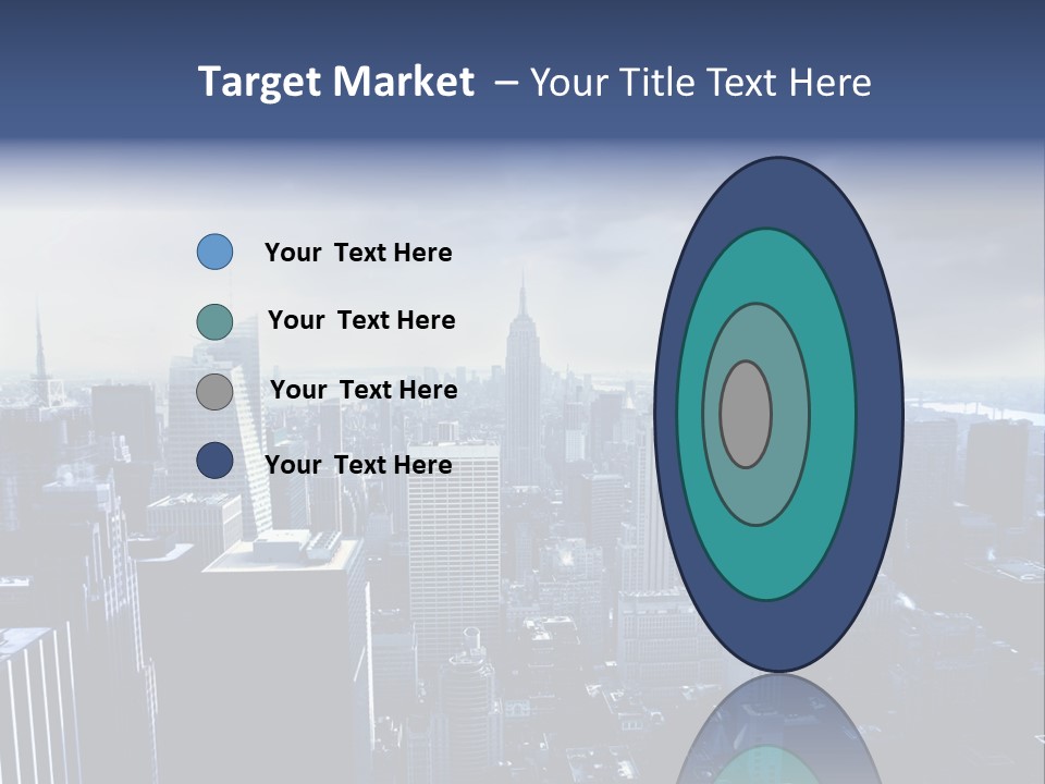 Usa Location Cloudy PowerPoint Template