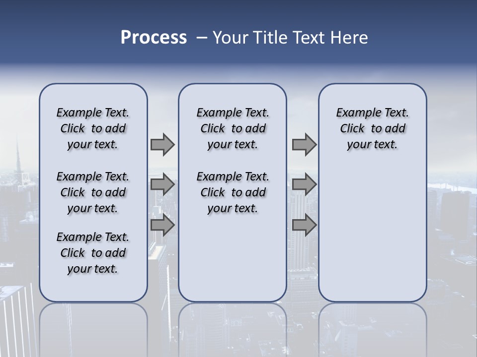 Usa Location Cloudy PowerPoint Template