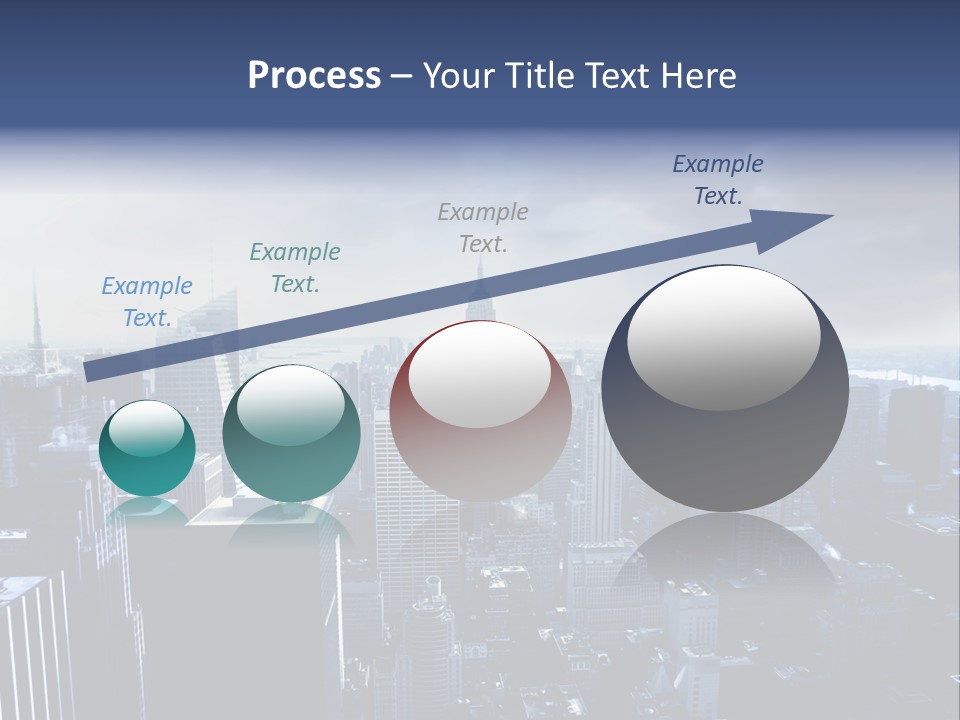 Usa Location Cloudy PowerPoint Template