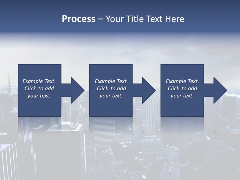 Usa Location Cloudy PowerPoint Template