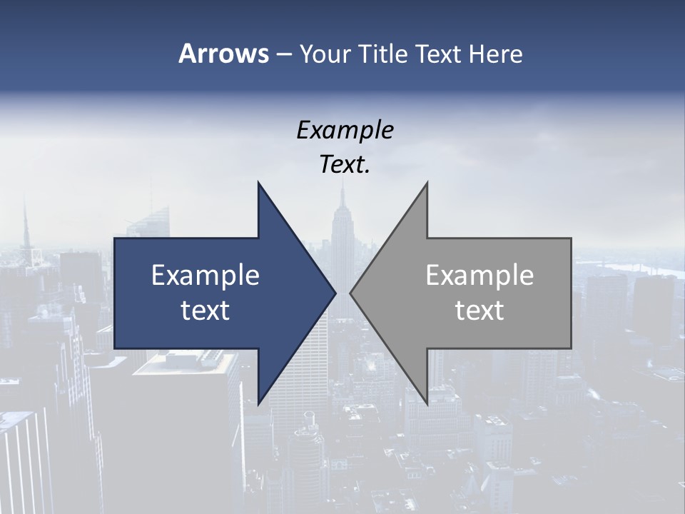 Usa Location Cloudy PowerPoint Template