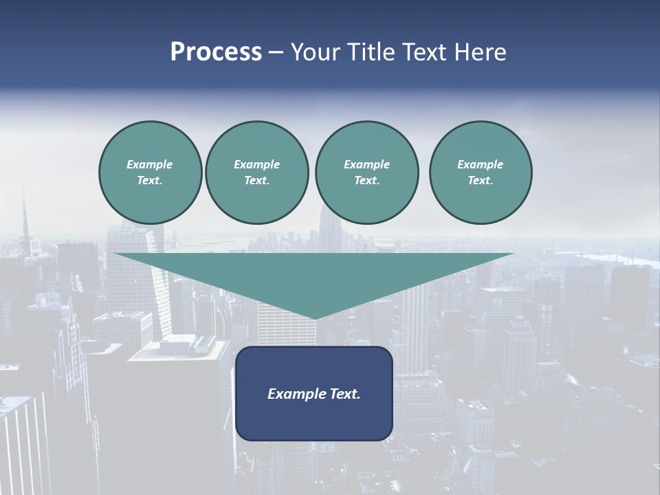Usa Location Cloudy PowerPoint Template