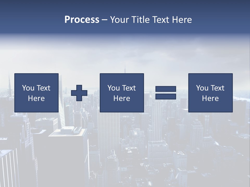 Usa Location Cloudy PowerPoint Template