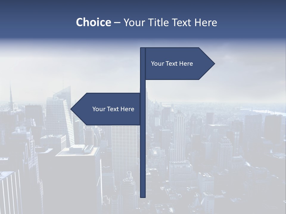 Usa Location Cloudy PowerPoint Template