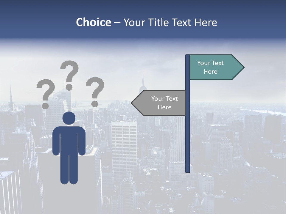 Usa Location Cloudy PowerPoint Template