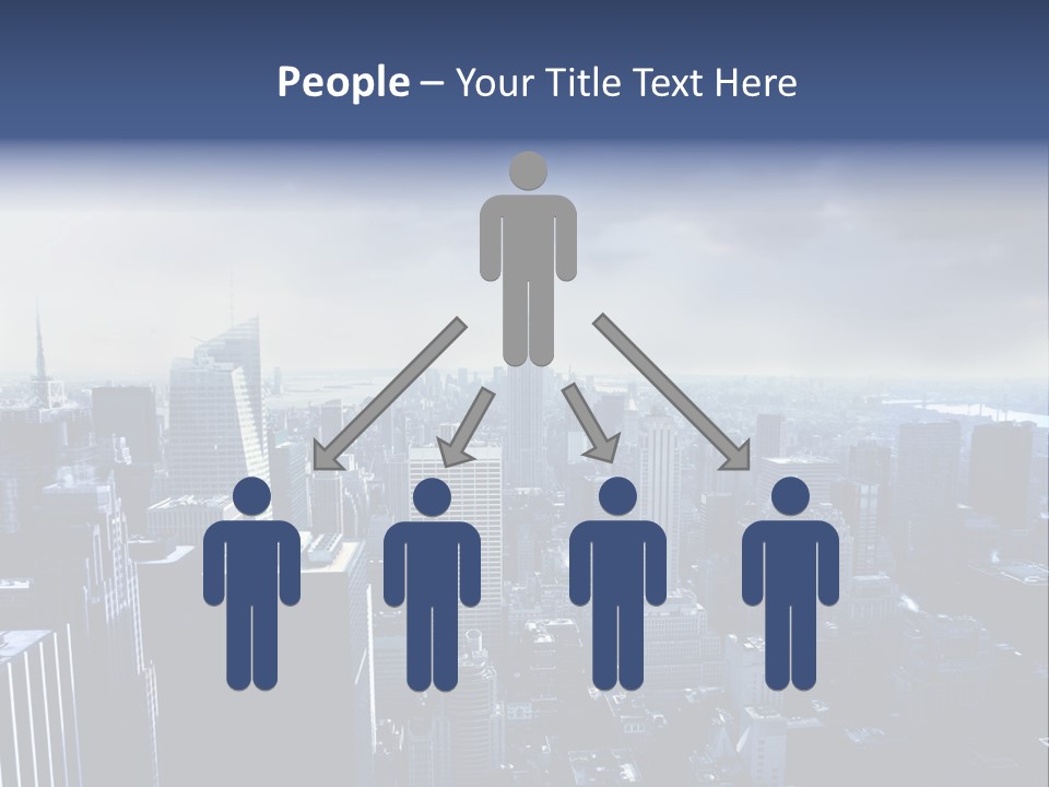 Usa Location Cloudy PowerPoint Template