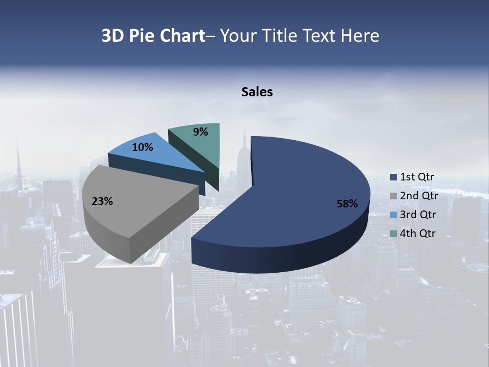 Usa Location Cloudy PowerPoint Template