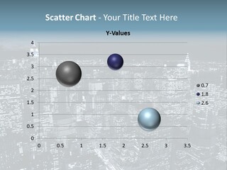 Toning Cloudy Skyline PowerPoint Template