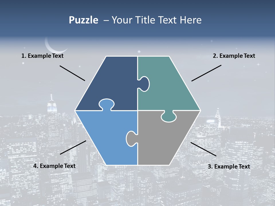 Light Moon Modern PowerPoint Template