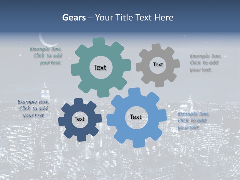 Light Moon Modern PowerPoint Template